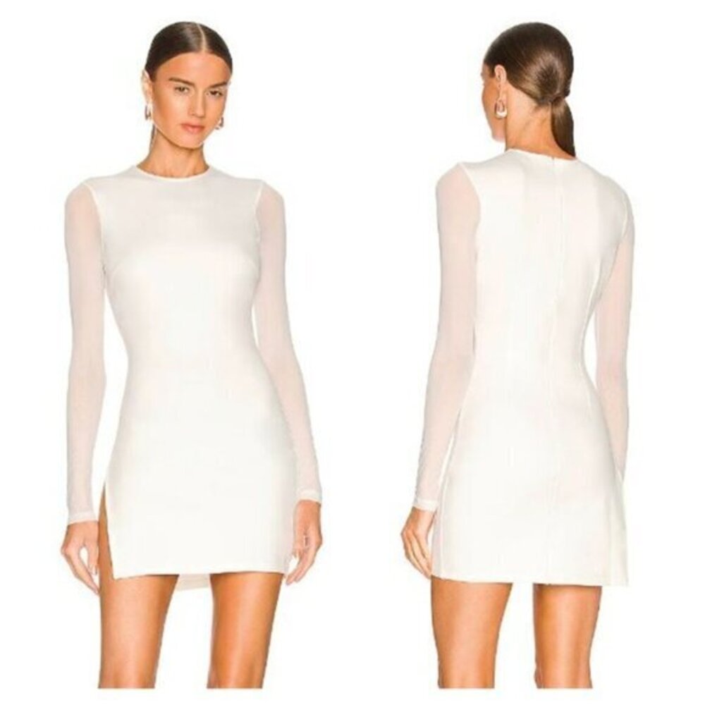 Superdown Nia Bodycon Dress - White
